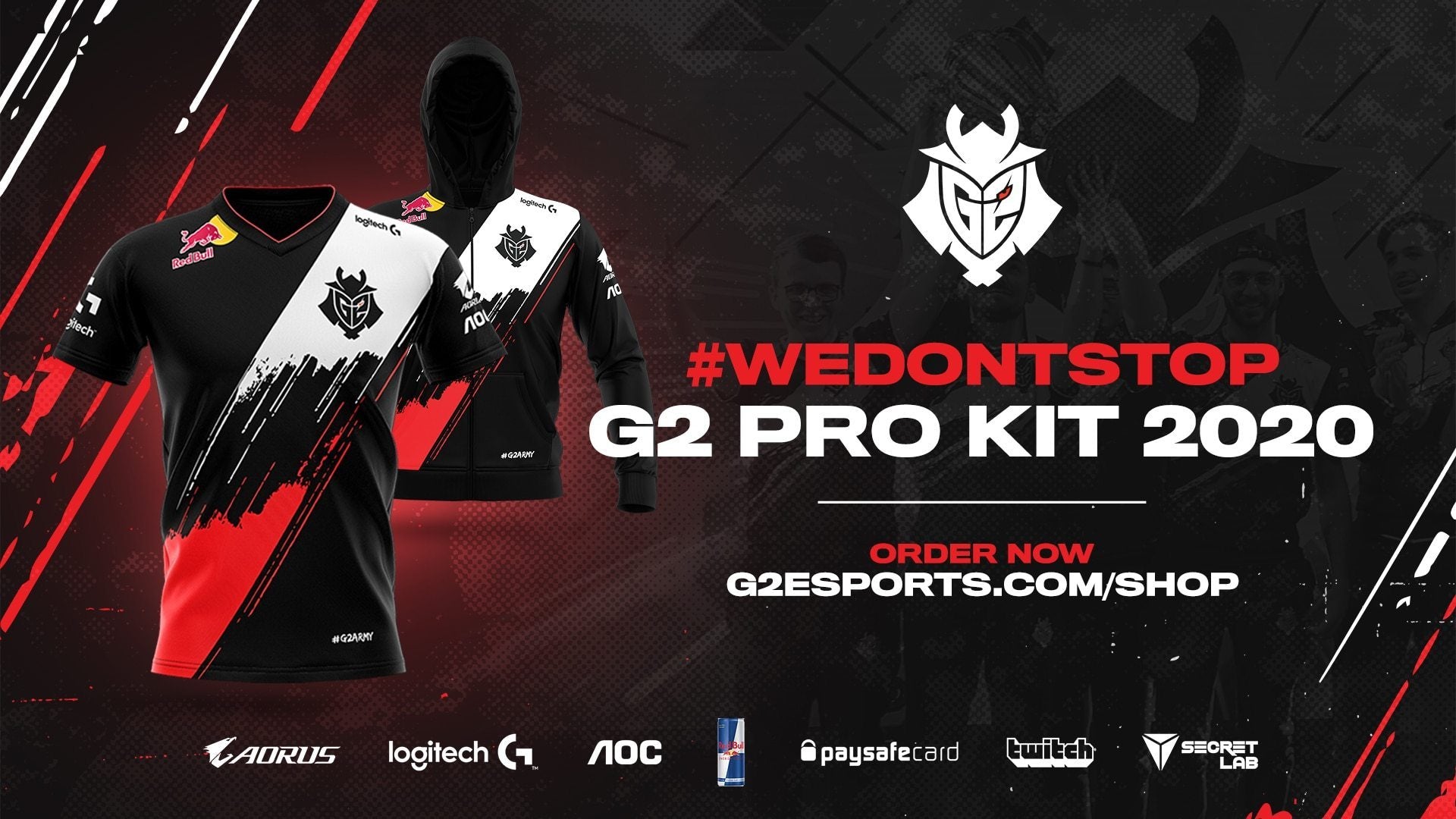 We Don’t Stop - Presenting The G2 Esports 2020 Pro Kit Design